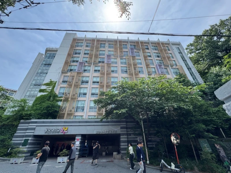 동국대학교 산학협력관 및 기숙사 지하주차장 건립공사신공학관 남산학사